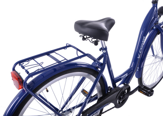 Rower miejski 28 damski Kozbike (K48) 3 biegi granatowy (J12)
