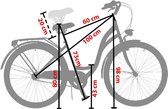 (K30) Rower miejski damski Kozbike 26 miętowo-biały S3 (2P2)