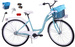 (K24) Rower miejski damski Kozbike 28 morsko biały 3B (J9)