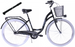 Rower miejski Kozbike 28 (K14) 3bieg czarny (białe opony, przerzutka Sturmey Archer) (J7)