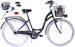 Rower miejski Kozbike 28 (K14) 3bieg czarny (białe opony, przerzutka Sturmey Archer) (J7)