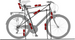 Rower męski miejski Kozbike DENVER 28 (21") 3S czarny (K13,K14)