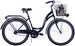 (K14) Rower miejski damski Kozbike 26 czarny S1 (2P3)