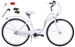 Rower miejski 28 damski Kozbike (K25) biały 3 biegi (J3)