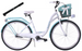 Rower miejski 28 Kozbike (K21) 3S biało-morski (przerzutka Sturmey Archer) (J8)
