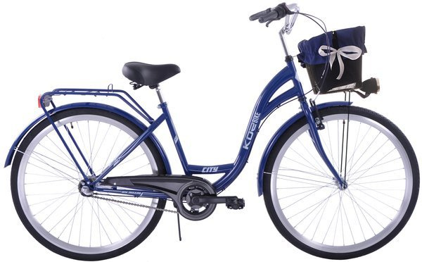 Rower miejski 28 damski Kozbike (K48) 3 biegi granatowy (J12)
