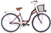 Rower miejski 28 damski Kozbike (K54) 1s brązowy-capucino (K12)