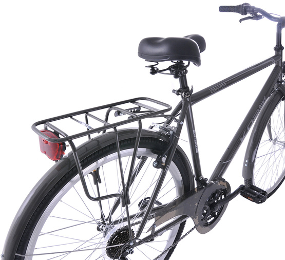 Rower trekkingowy męski 28 Kozbike DENVER (21") grafitowy (21 biegów) (K13)