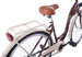 Rower miejski 28 damski Kozbike (K54) 1s brązowy-capucino (K12)