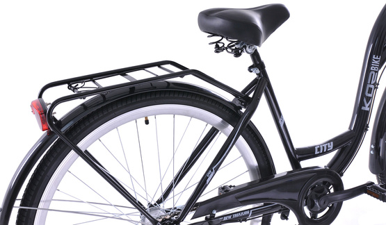 Rower miejski 28 Kozbike (K14) 3S czarny (czarne opony, przerzutka Sturmey Archer) (J7,J8)