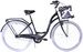 K14 Rower miejski Kozbike 28 3bieg czarny (białe opony, przerzutka Sturmey Archer) (J7)