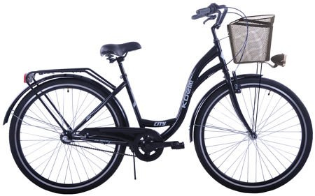 Rower miejski 28 Kozbike 3bieg czarny wersja męska (2P1)