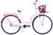 (K19) Rower miejski damski Kozbike 28 biało-różowy 3biegi (M2S2)